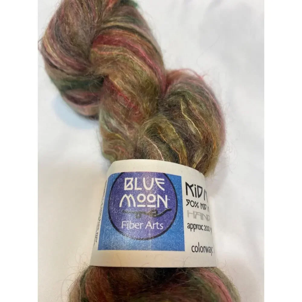 Blue Moon Fiber Arts X-Mas Rock Color - 90% Kid Mohair/ 10% Nylon